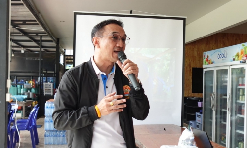 กิจกรรมฝึกอบรมเชิงปฏิบัติการและประชุมถอดบทเรียน เรื่องการผลิตอาหารสัตว์หมักต้นทุนต่ำเพื่อเลี้ยงโคเนื้อ-โคนม ในรูปแบบที่เหมาะสมระดับศูนย์อาหารของชุมชน" โดยสำนักงานพัฒนาวิทยาศาสตร์และเทคโนโลยีแห่งชาติ (สวทช.) พื้นที่อำเภอเมืองระยอง