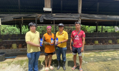 การลงพื้นที่สำรวจติดตามและให้ความช่วยเหลือเกษตรกรผู้เลี้ยงสัตว์ประสบอุทกภัย ในพื้นที่อำเภอบ้านค่าย จังหวัดระยอง