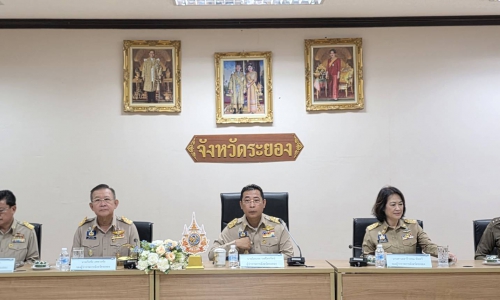 ประชุมกรมการจังหวัด หัวหน้าส่วนราชการ นายอำเภอ และหัวหน้าหน่วยงานประจำจังหวัดครั้งที่ 7/2568ประจำเดือนกรกฎาคม 2568