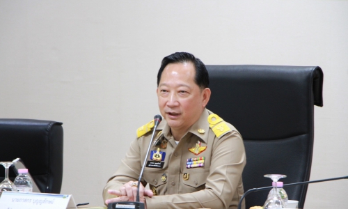 ประชุมกรมการจังหวัด หัวหน้าส่วนราชการ นายอำเภอ และหัวหน้าหน่วยงานประจำจังหวัดครั้งที่ 8/2568ประจำเดือนสิงหาคม 2568